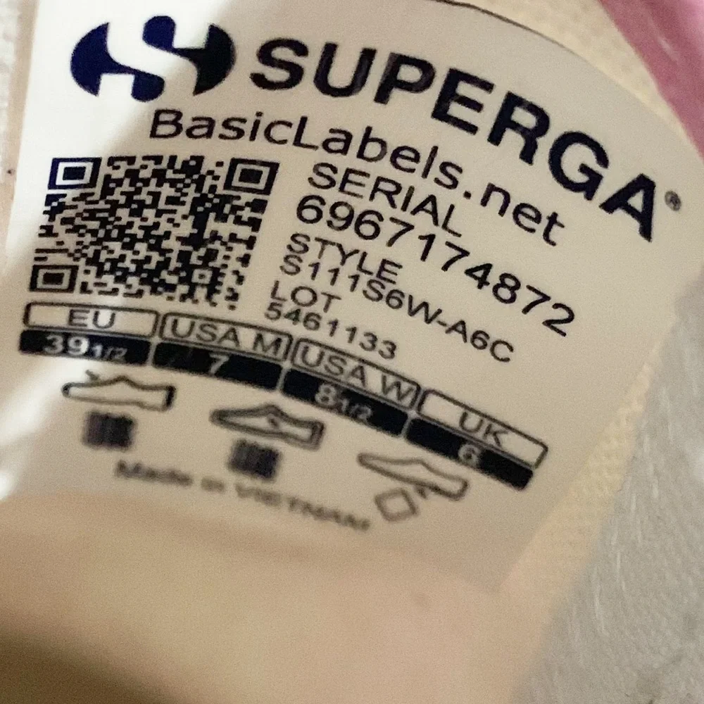 The Superga® 2306 Canvas Tie Dye Print Slip On Platform Sneakers Side Gussets 🩷